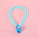 Macaron colour plastic pet collar for cats dogs rabbits with S and M size options