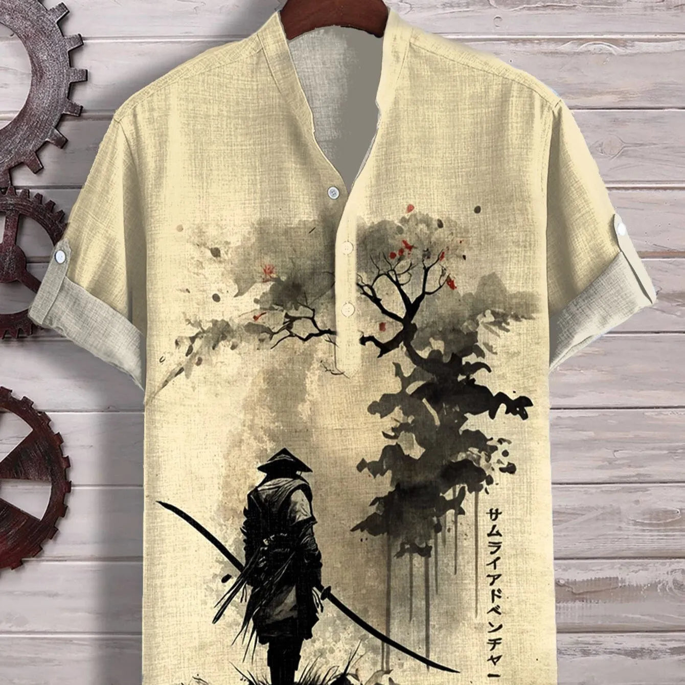 Short sleeve shirt with 3D digital animal print design in various colours