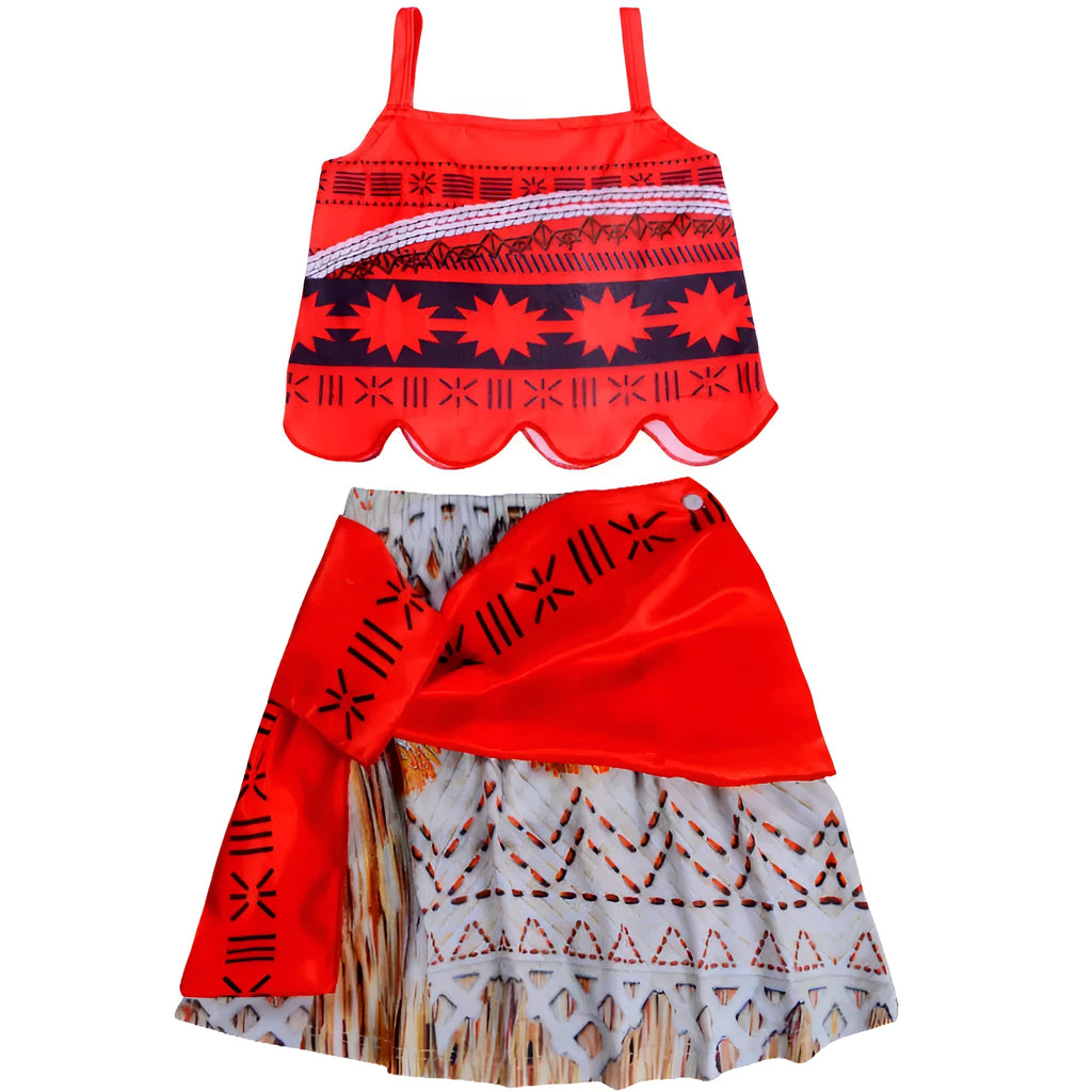 Child's performance costume two-piece set in graph colour acetate fiber with coat and skirt