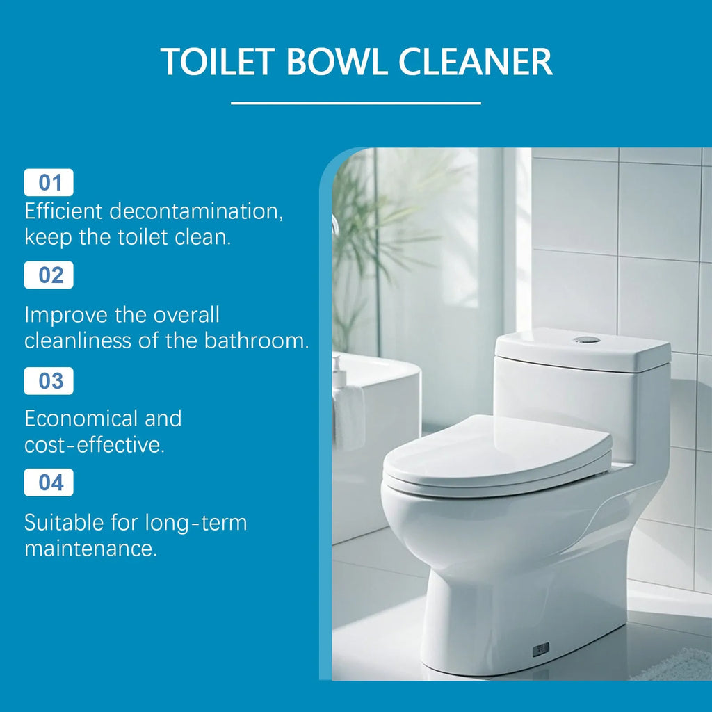 Toilet cleaning powder sachets for descaling and stain removal, 120g pack containing four 30g portions.