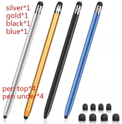 Metal touch screen pen for tablets and mobile phones in multiple colour options