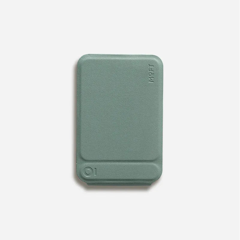 Black magnetic mobile phone holder case showing front view and side profile measuring 96.5mm.