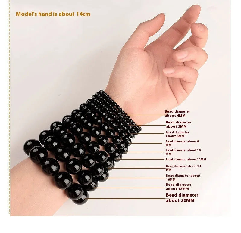 Natural Smokey Violet Hetian jade straight cut bracelet with 8x9mm beads.