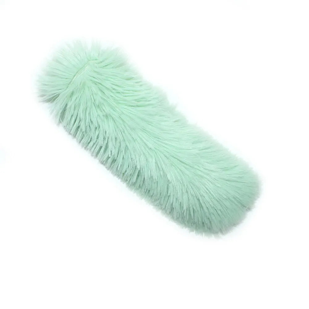 Soft plush interactive cat toy with crinkle sound and catnip filling for indoor play