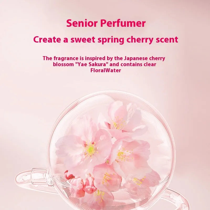 Sakura shampoo conditioner and shower gel wash nursing set with three 500ml bottles