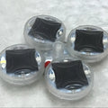Colourful solar-powered LED hub decorative lights for vehicle wheel installation with 15 flash modes