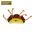 Tiantianmao catnip plush toy in burrito, cone, cucumber, mushroom, pineapple, and pizza shapes for cats