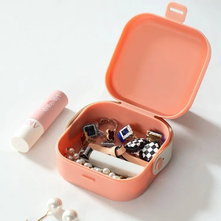 Medium portable storage box with lid for organising cables in five colour options