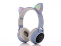 Cartoon cat ears wireless gaming headset in multiple colours with head-mounted design