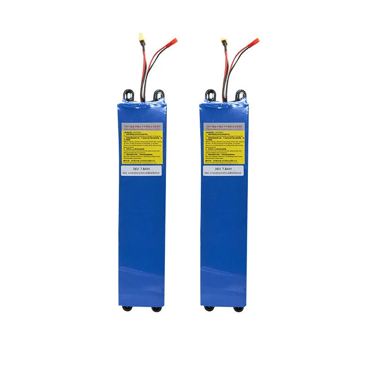 36V electric scooter lithium battery replacement pack with capacity options