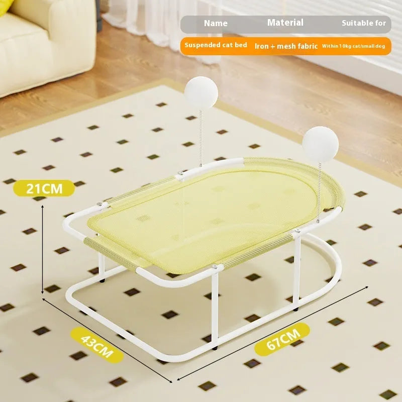 Large grey fabric kennel with breathable bracketed sides for cats and puppies.