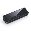 Black automobile aromatherapy air outlet ambience light with LED decoration and fragrance sticks