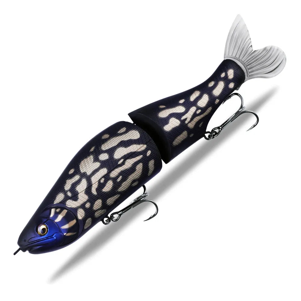 185mm hard plastic fishing swim bait lure for bass fishing in one of fifteen colour options