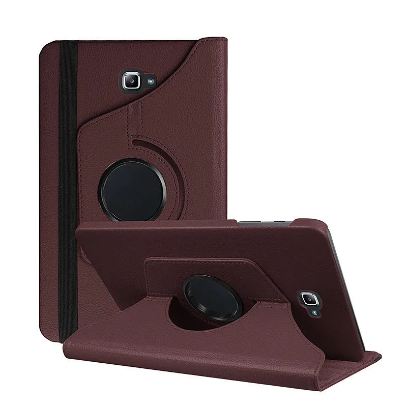 iPad tablet rotating leather case in clamshell design with multiple colour options