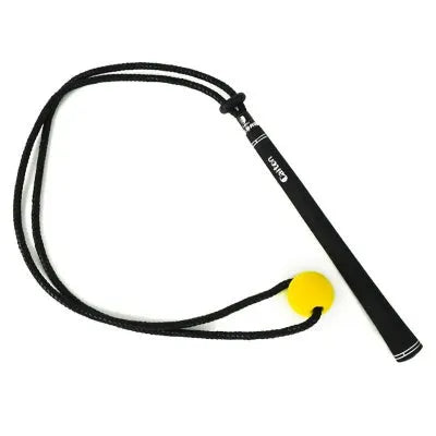 Black silicone elastic string golf swing training rope for physical correction practice