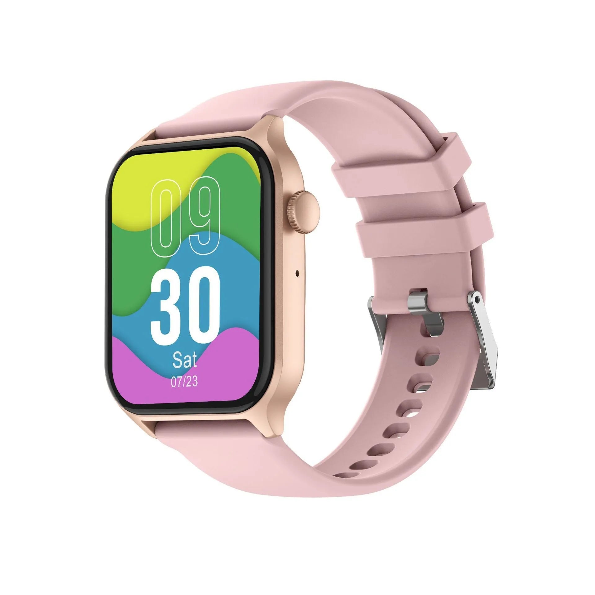 Z145 smart watch in black showing display with heart rate and blood pressure readings