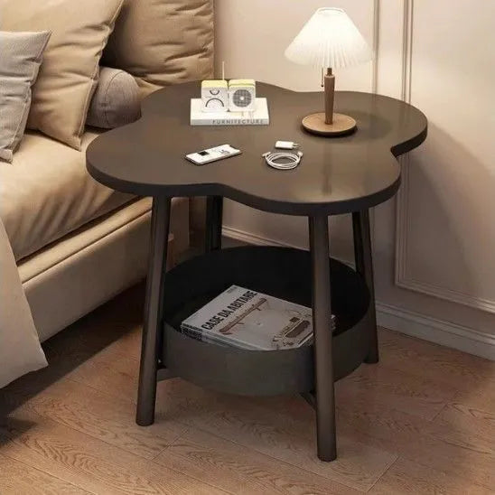 Simple plastic coffee table 45x39cm for living room use