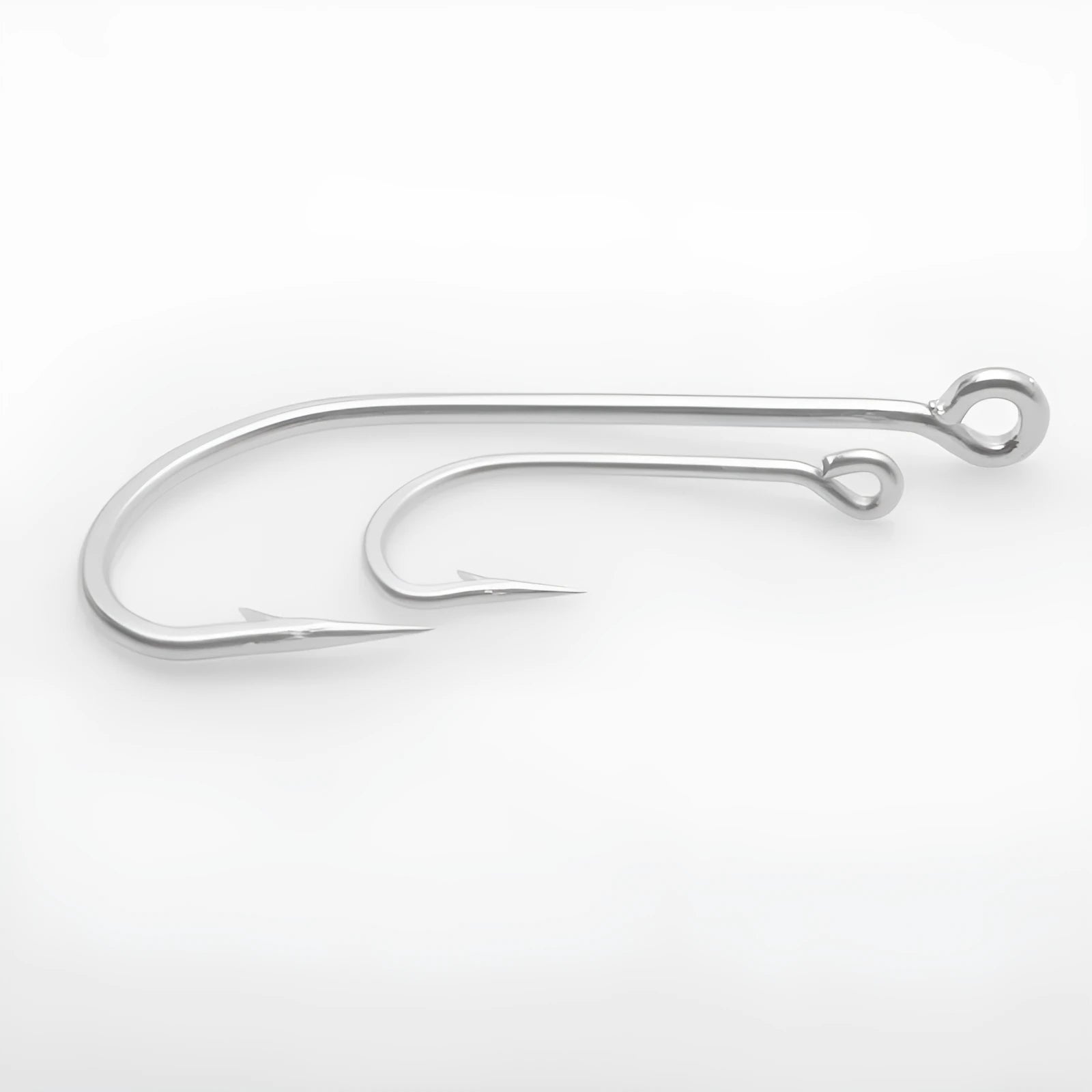 Set of stainless steel sea fishing hooks in multiple specifications for ocean boat fishing