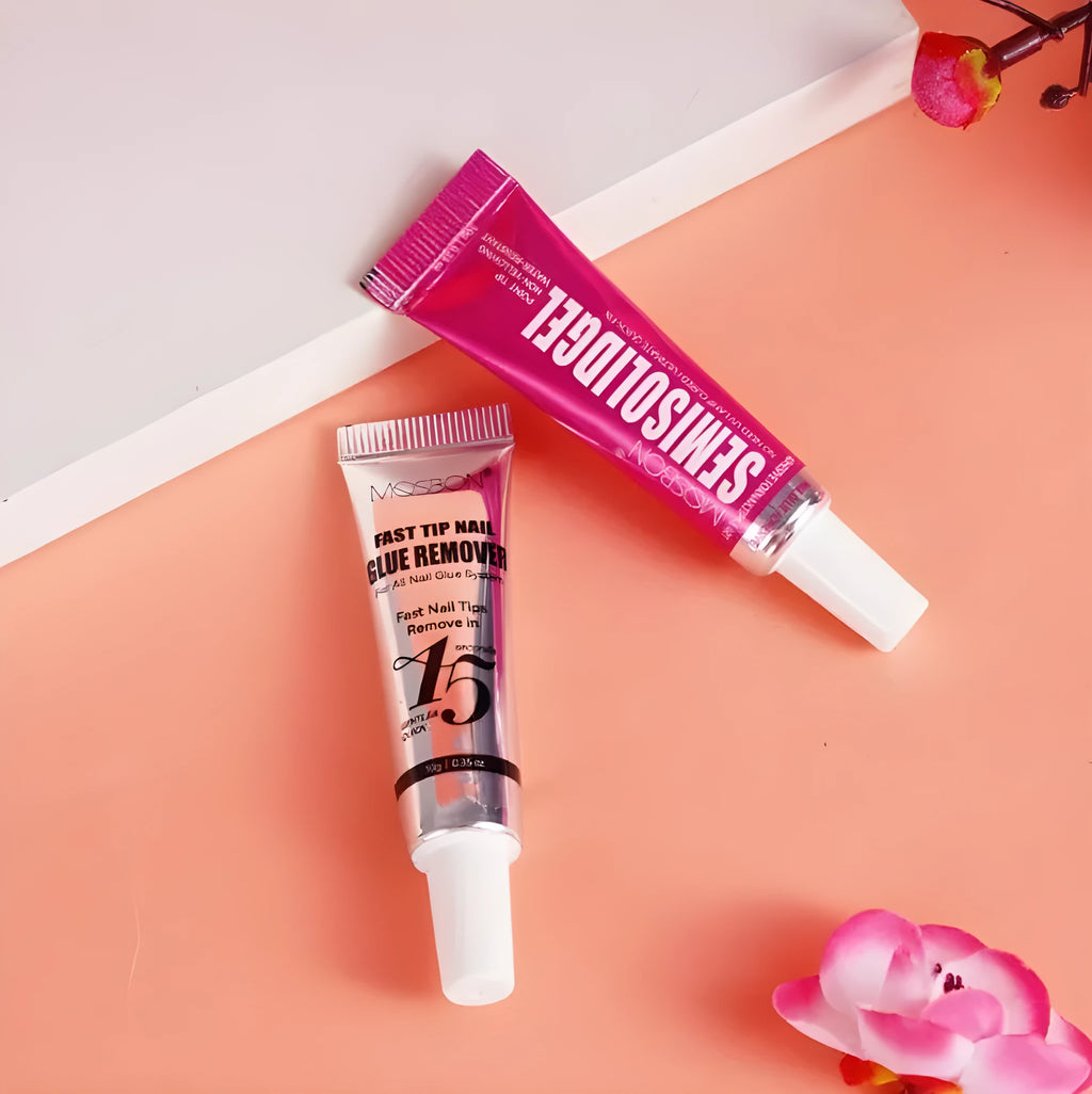Xiaomi 10g quick-drying nail glue in pink lipstick-style tube for pasting nail tips