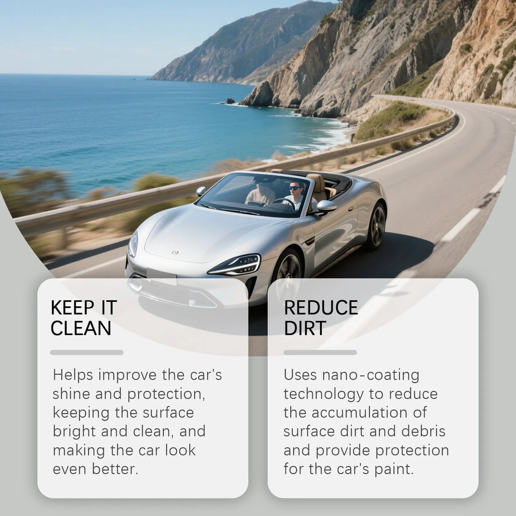 Ceramic coating spray bottle 120ml for vehicle paint protection with polytetrafluoroethylene formulation