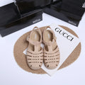 Vintage weave Roman sandals in PVC with buckle fastener, shown in a choice of ten colours.