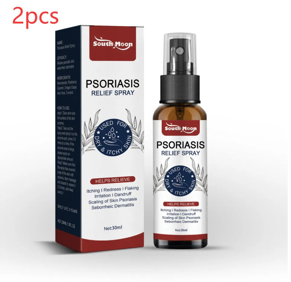 30ml bottle of body care nursing spray with aloe vera extract for skin relief.
