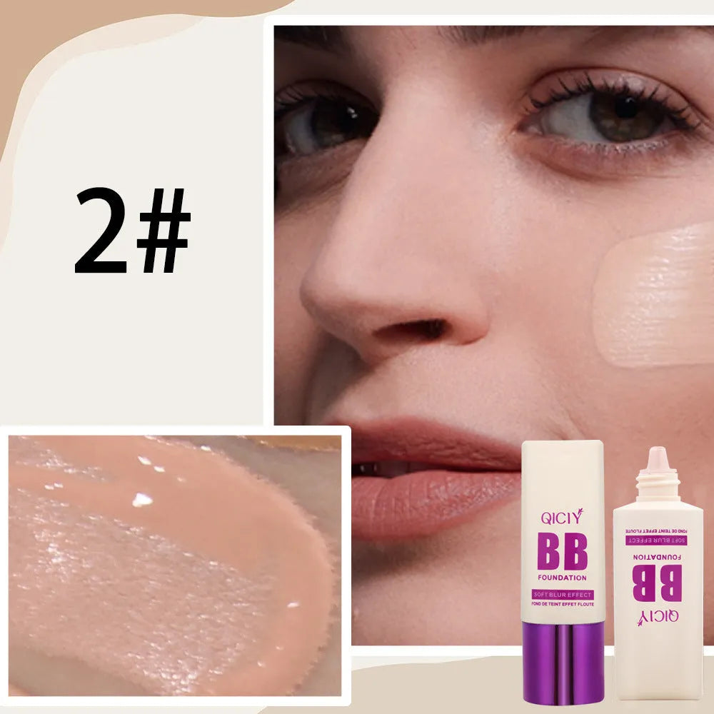 Feeding bottle style BB cream liquid foundation concealer in ten different shade colours.