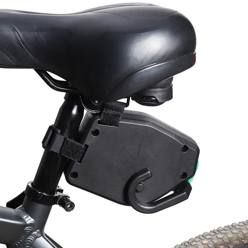 Black plastic bicycle trailer rope for mountain bike to child trailer connection