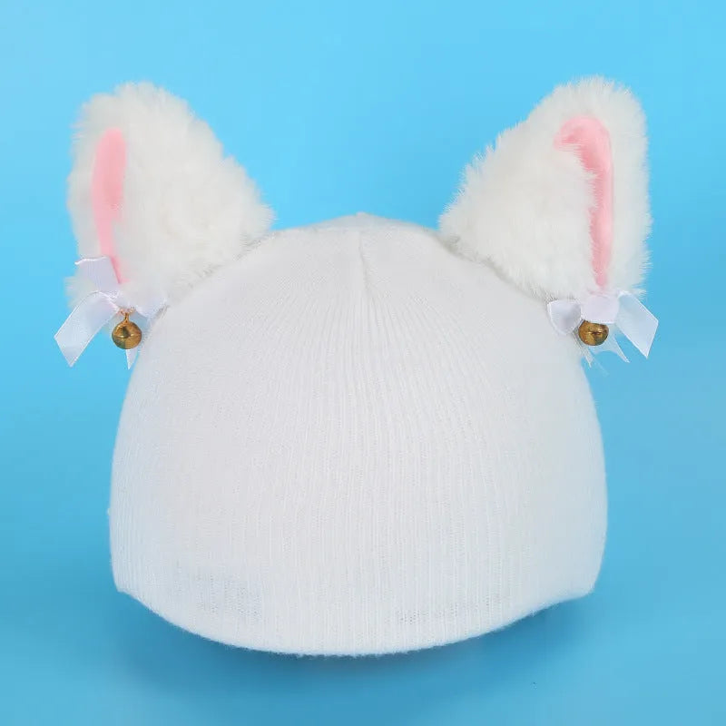 Soft plush decorative ski helmet cap in a cartoon style, a prop for costumes and decor.