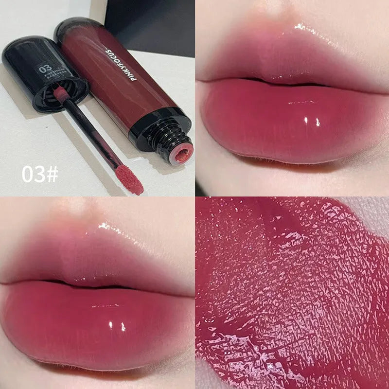 Black Shiny Makeup Mirror Lip Lacquer in six Black Citrus shade options