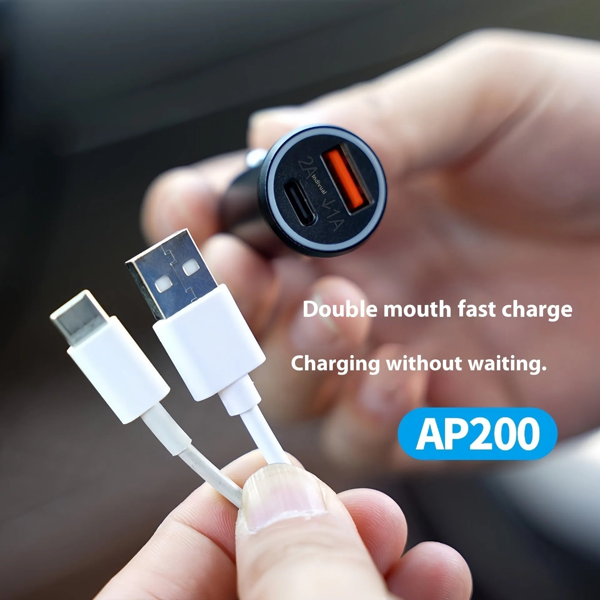 Black car charger GPS locator device for OBD-II port vehicle tracking.