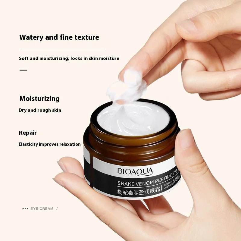 30g tube of peptide firming eye cream for dark circles and moisturising