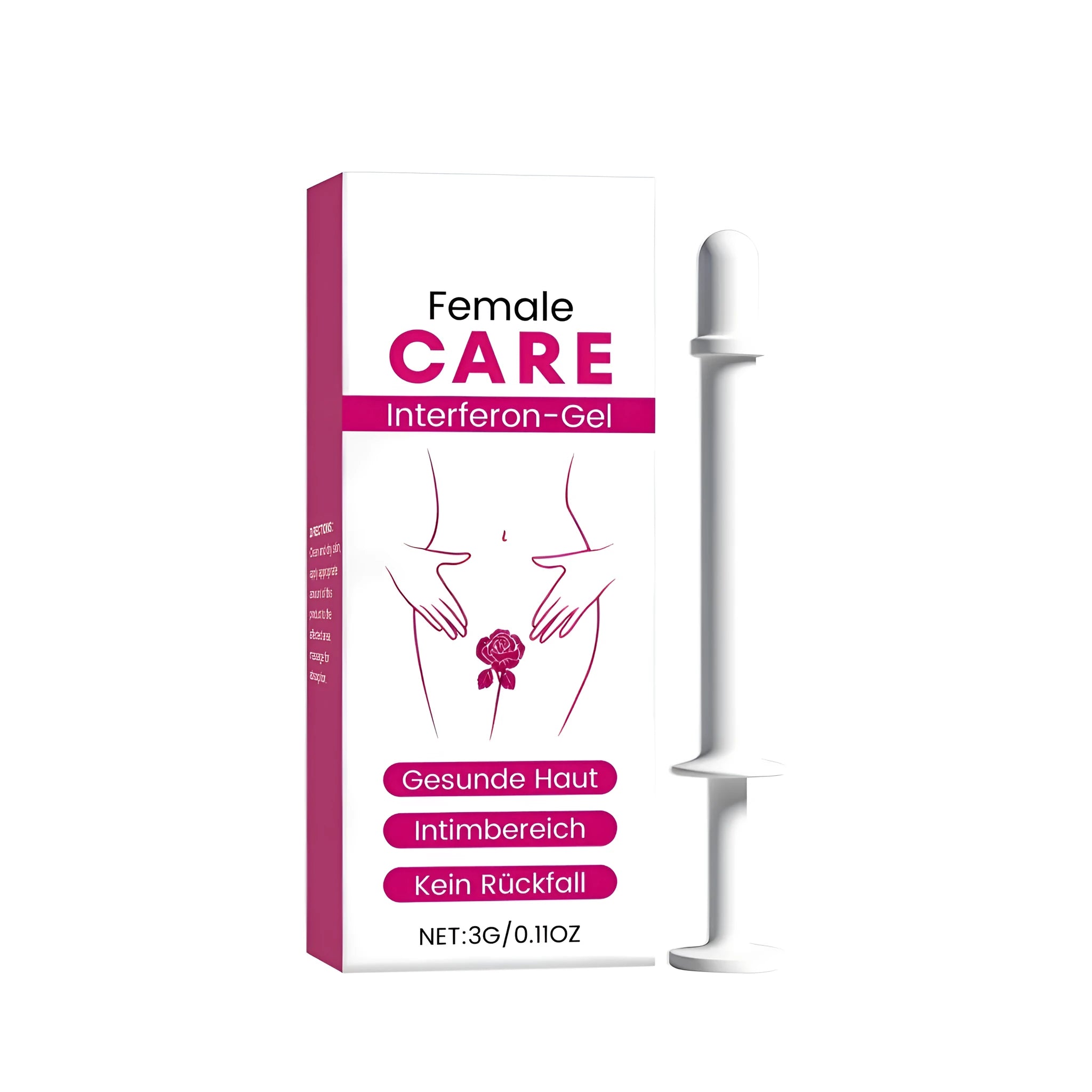 3g tube of female intimate care gel with Artemisia argyi and tea tree oil extracts
