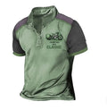 Solid colour golf polo shirt with loose fit pullover style, made from polyester bird eye cloth.