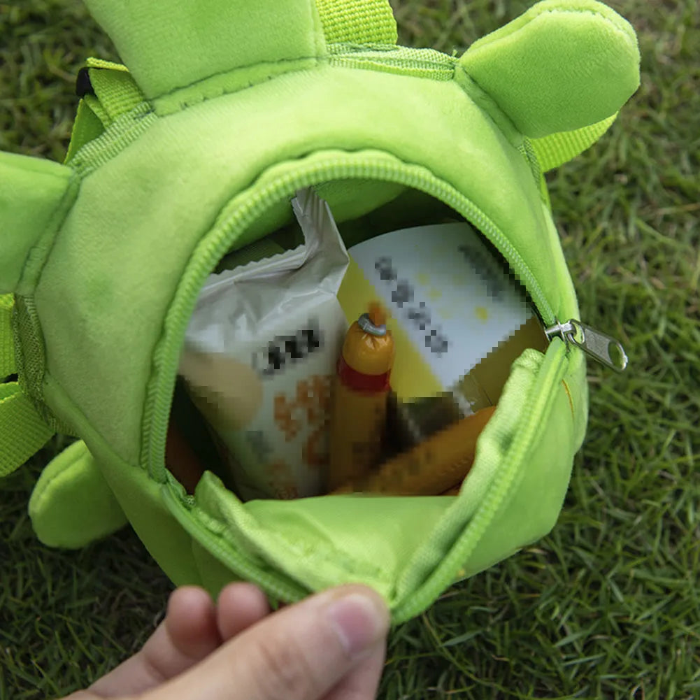 Cartoon turtle shape dog backpack with harness vest in four colour options