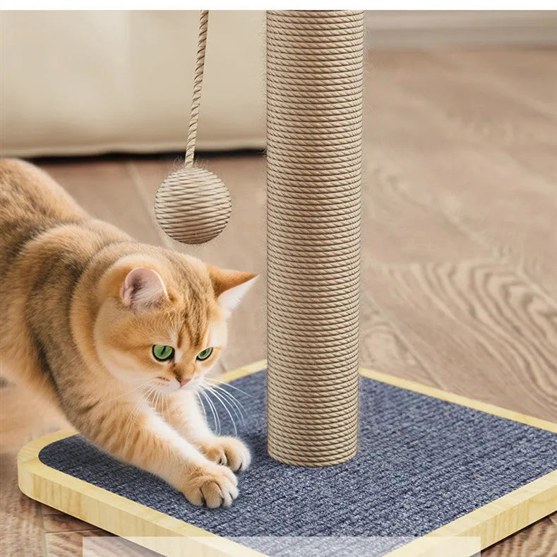 Scratch-resistant chip hanging ball kitty toy cat climbing frame with windmill design
