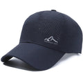 Adjustable baseball cap with dome crown in polyester fabric showing colour options