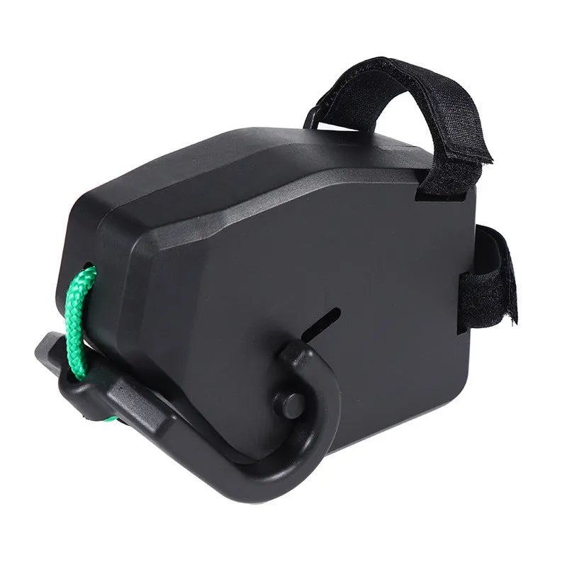 Black plastic bicycle trailer rope for mountain bike to child trailer connection