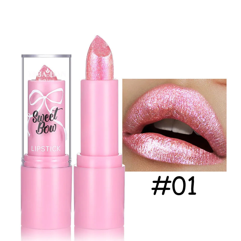 Sweetheart Bow XINGX Diamond Lipstick in decorative case with six colour shade options.