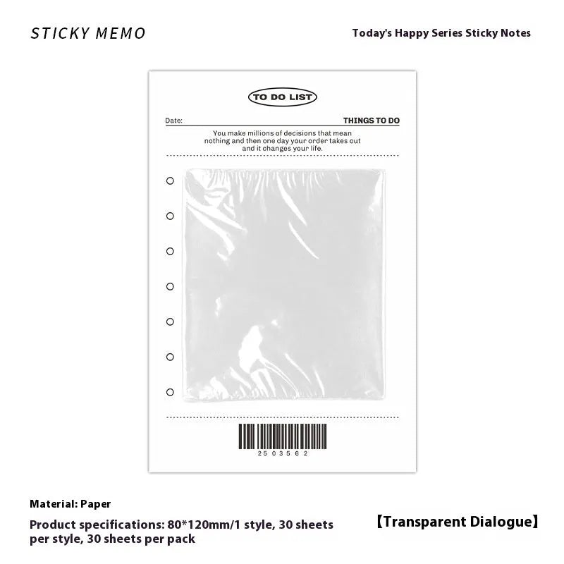 Message sticky notes notepad measuring 120x80mm with four colour cover options