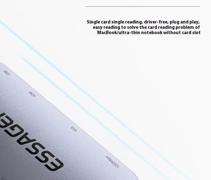 11-in-1 USB-C expansion dock with Gigabit Ethernet port and multiple connectivity interfaces
