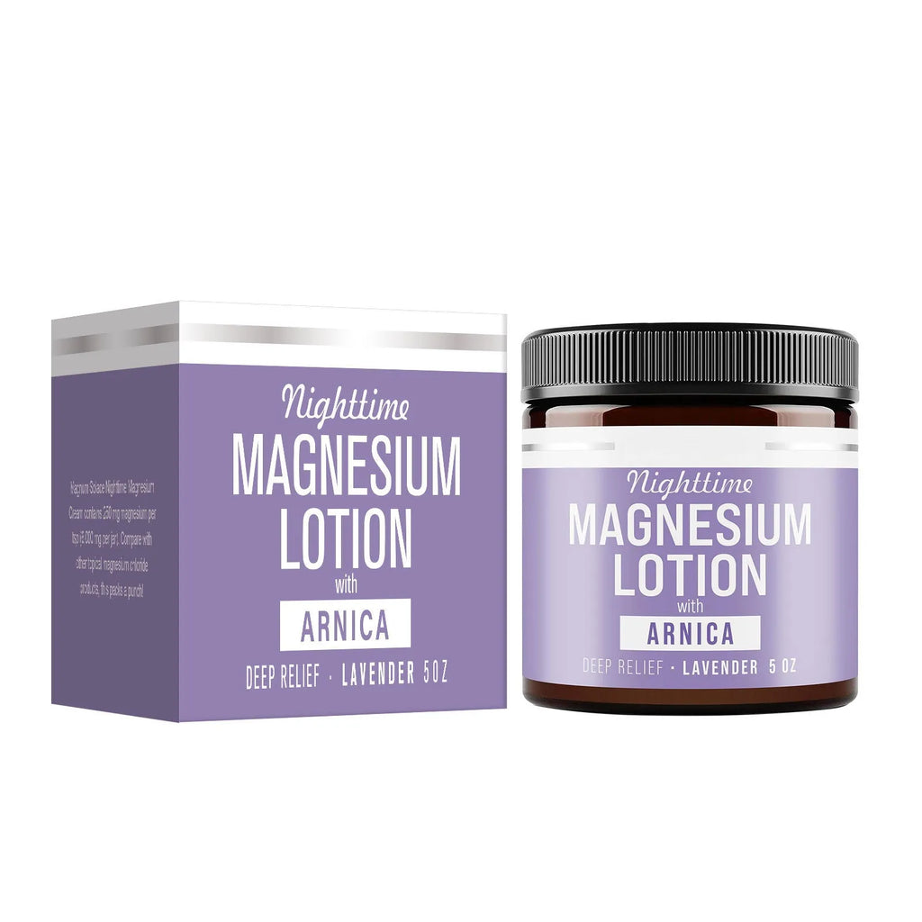 150ml jar of magnesium body butter cream with shea butter extract