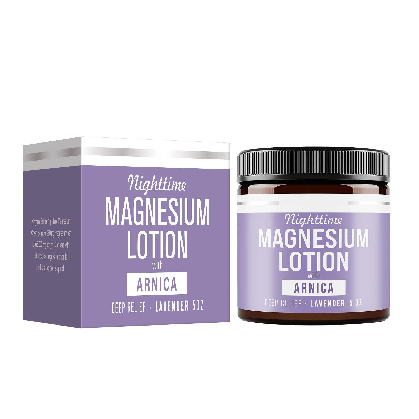 150ml jar of magnesium body butter cream with shea butter extract