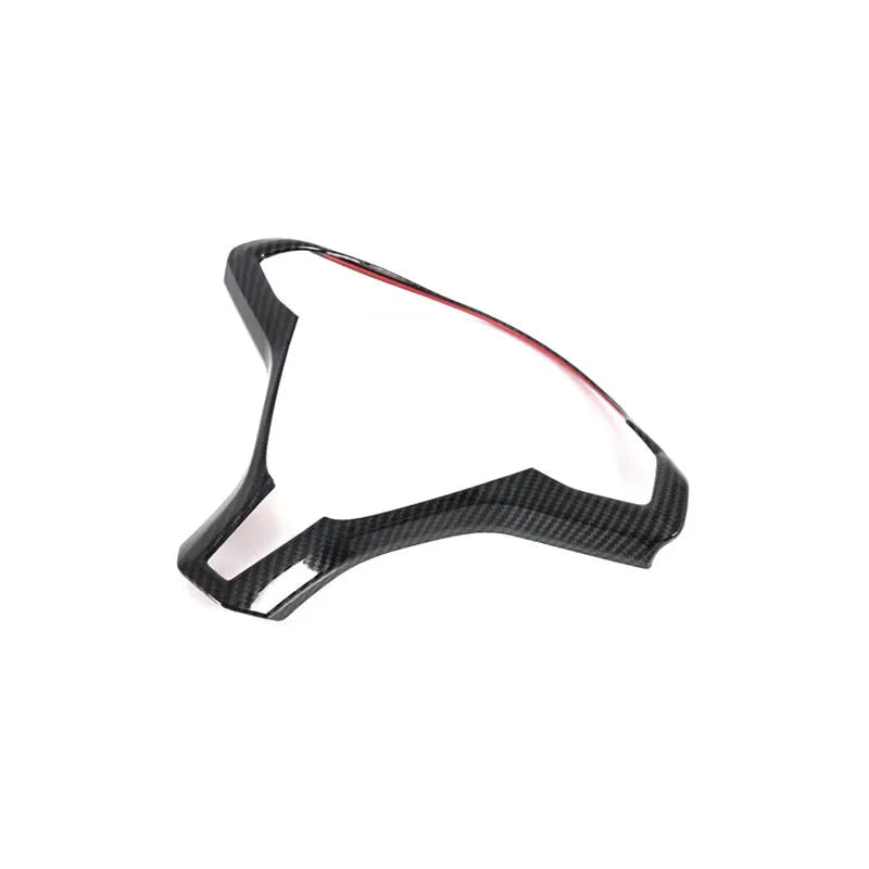 Tesla Model S steering wheel decorative frame in carbon fibre colour made from ABS plastic
