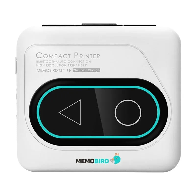 Compact Bluetooth thermal mini printer in avocado green colour for mobile phone wireless printing
