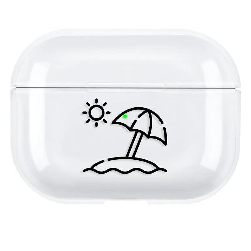 PC hard protective shell case for Apple AirPods Pro 3 earphones in a solid colour