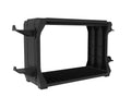 Black PS5 and Xbox Series X disc holder with game cartridge compartments and four controller storage slots