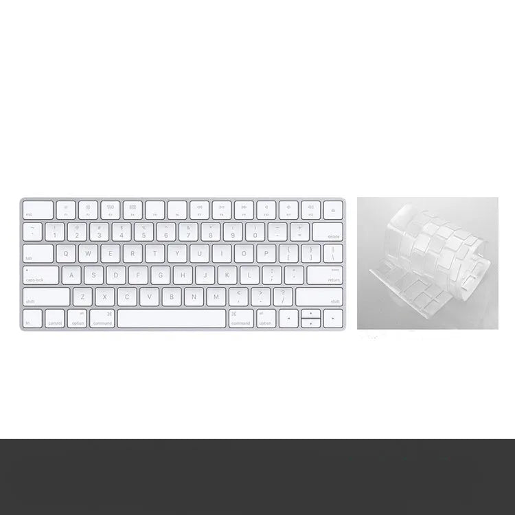 Apple G6 ultra-thin aluminium Bluetooth wireless keyboard in white, showing multimedia function keys.
