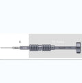 iPhone compatible screwdriver with grenade-shaped aviation alloy handle and multiple spinning head types