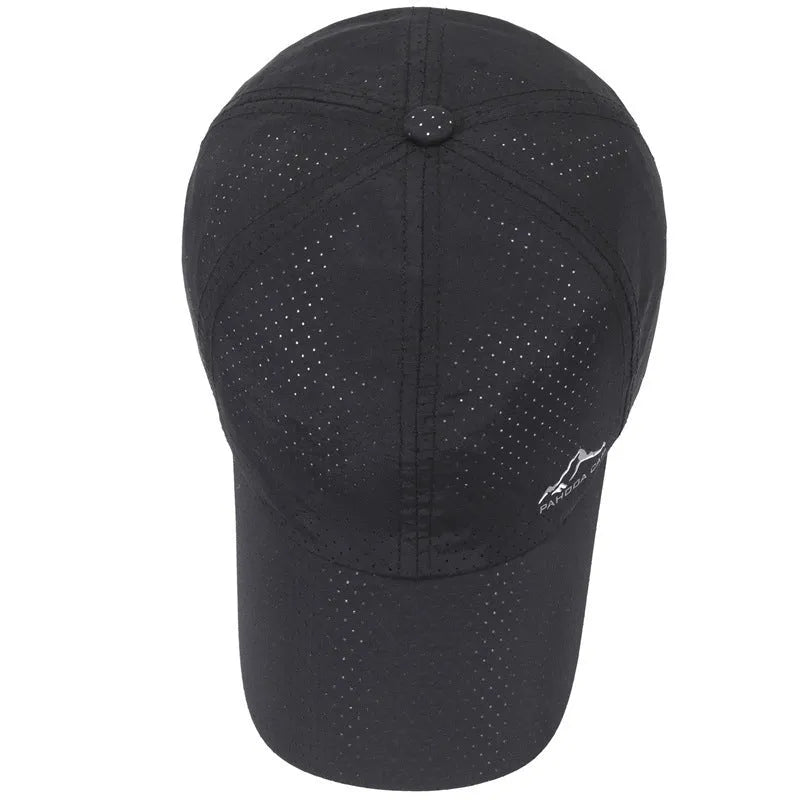 Adjustable baseball cap with dome crown in polyester fabric showing colour options